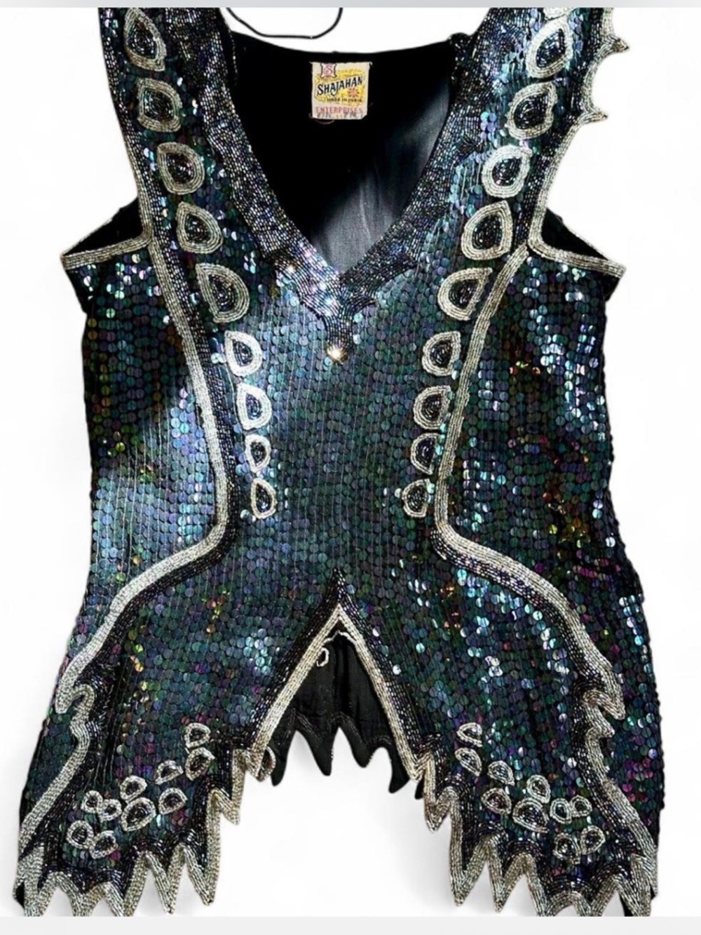Rare Vintage 1980’s Beaded Glamour Top